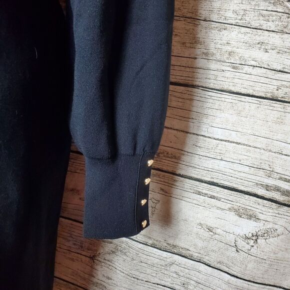 Ann Taylor Factory Long Sleeve Black Dress Size XL - Picture 2 of 7